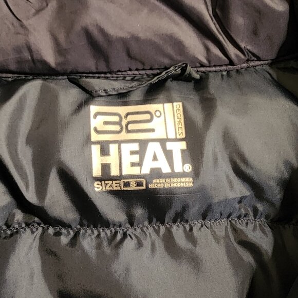 32 Degrees Womens Small Puffer Vest NavyHeat Zipper Closure Lightweight cabin - Picture 5 of 8